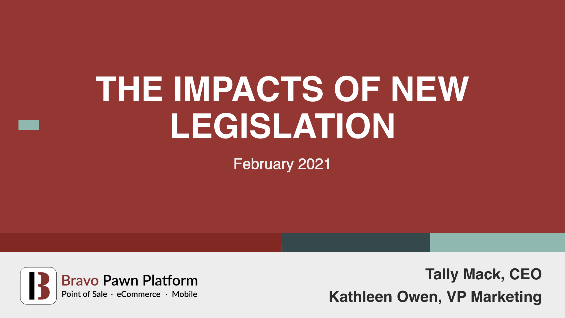 The Impacts of New Legislation